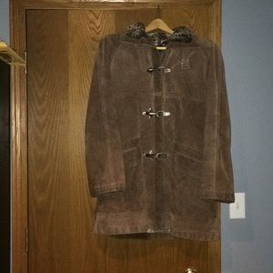 Skin Cheetahs brand suede jacket